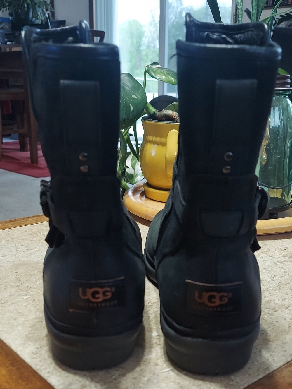 UGG Simmens Women's Boots Size 9.5 Black - Picture 2 of 9